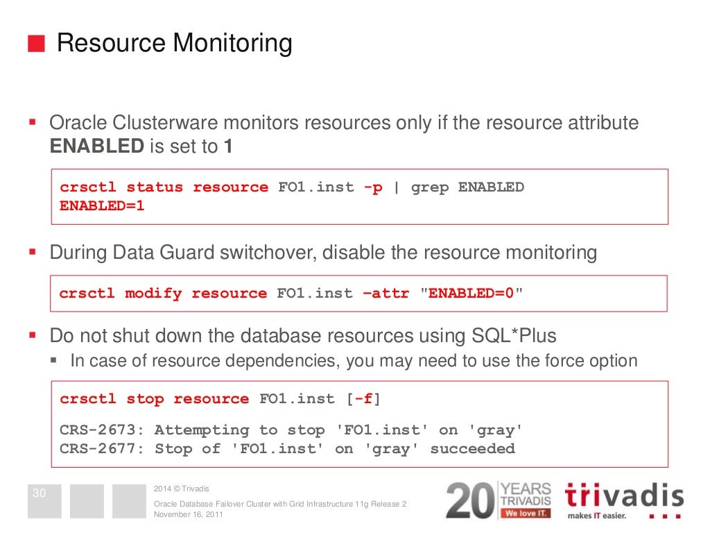 Oracle Failover Database Cluster with Grid Infrastructure 12c