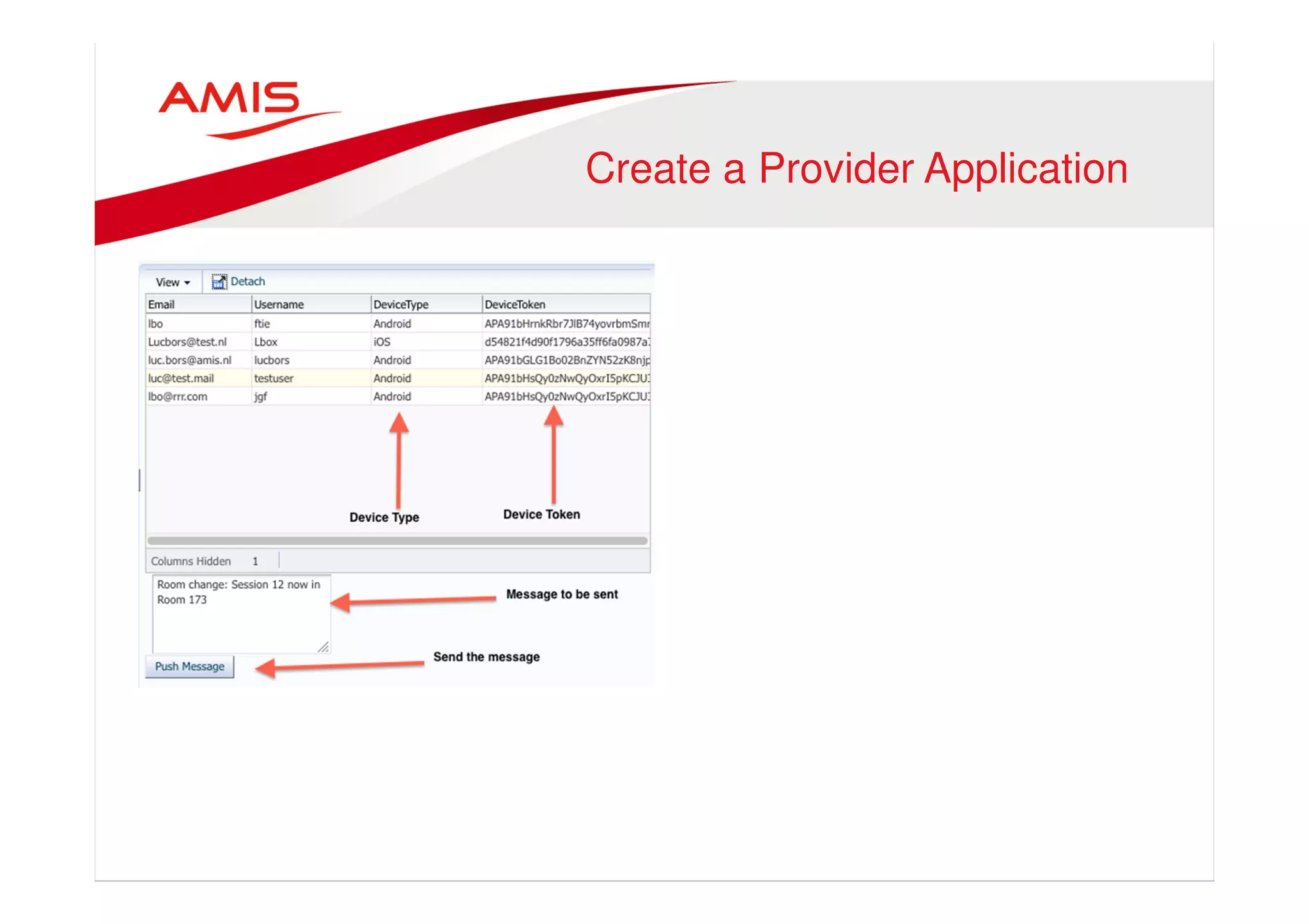 Create a Provider Application 
 