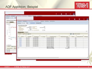 ADF Appliktion: Beispiel




01/28/10   © TEAM - Ihr Partner f ür IT   6   9
 