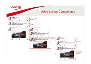 Using Layout Components 
 
