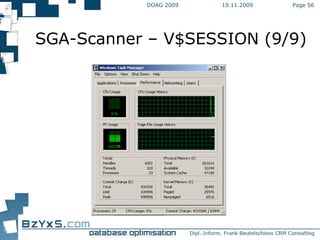 19.11.2009 DOAG 2009 Page  SGA-Scanner – V$SESSION (9/9) 