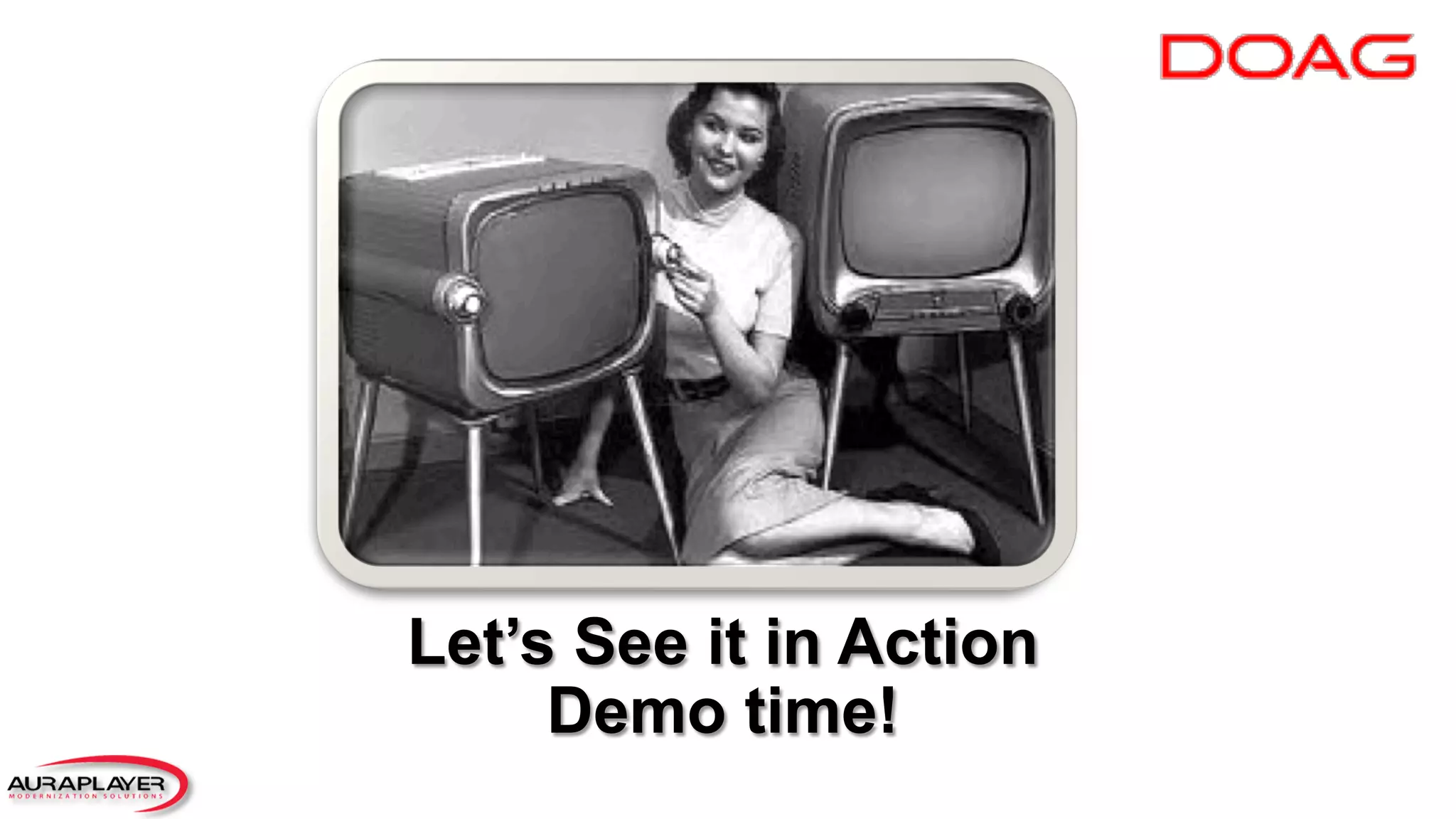 Let’s See it in Action
Demo time!
 