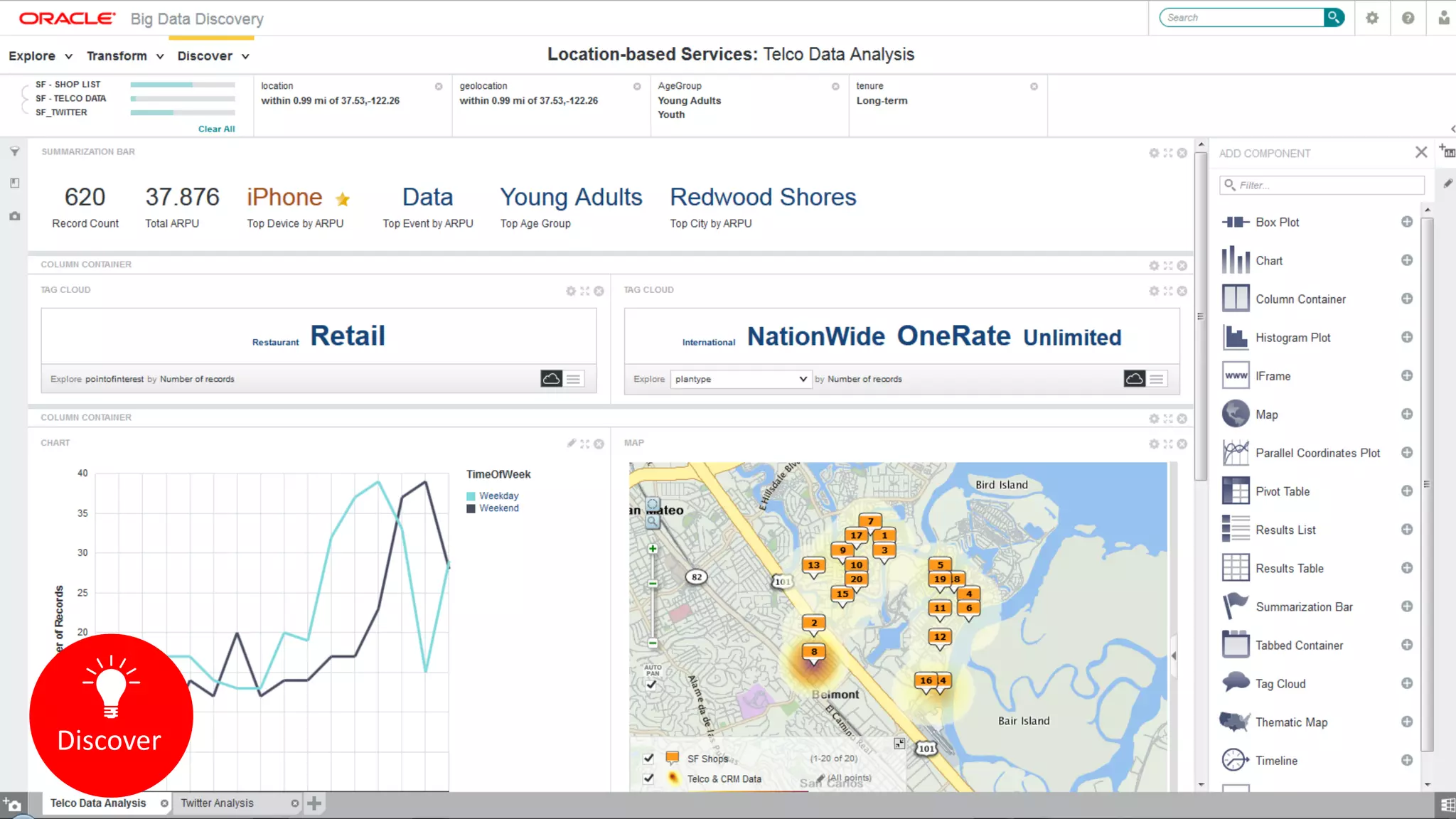 Copyright © 2015, Oracle and/or its affiliates. All rights reserved. | 48
Discover
 