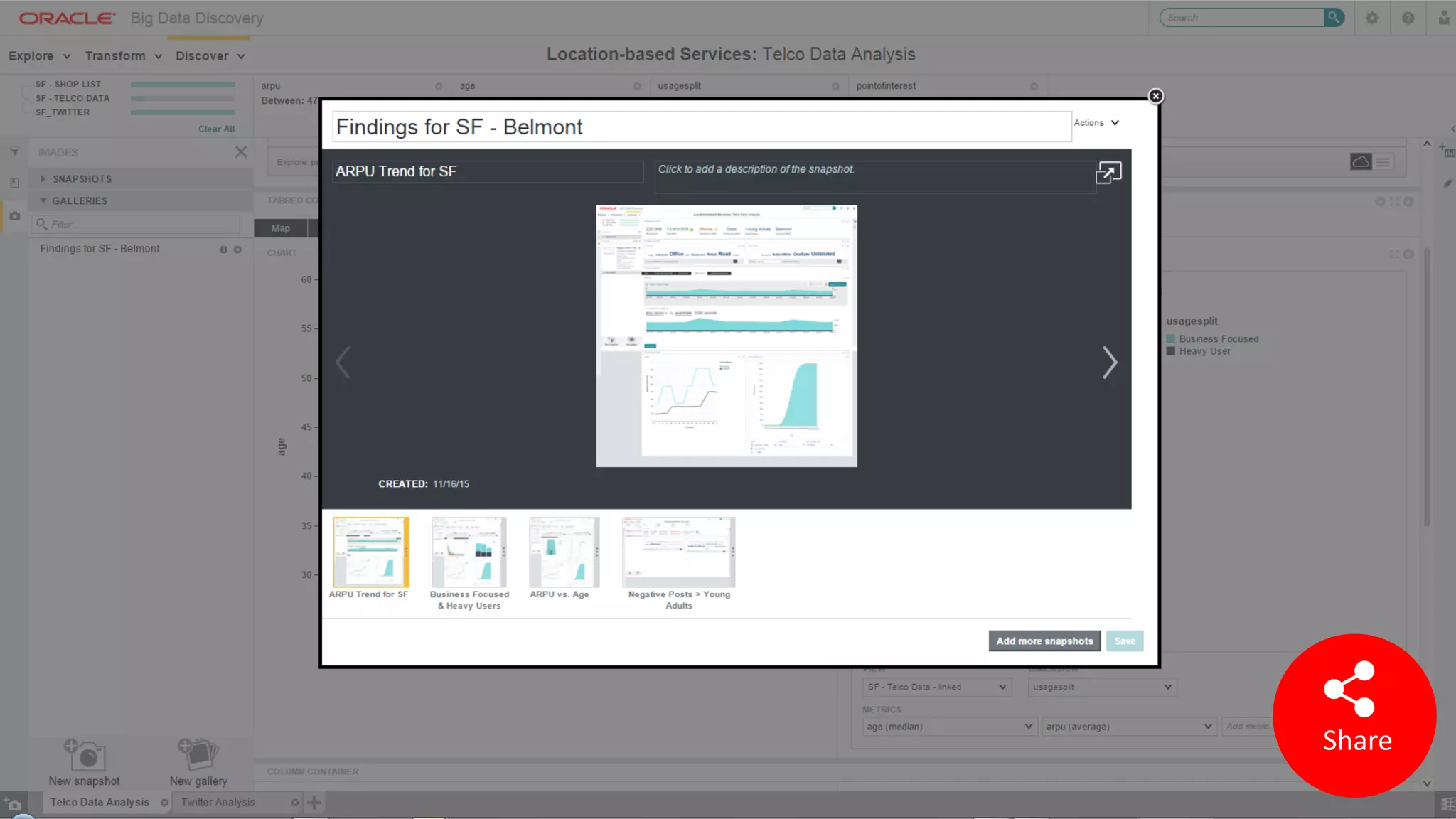 Copyright © 2015, Oracle and/or its affiliates. All rights reserved. | 54
Share
 