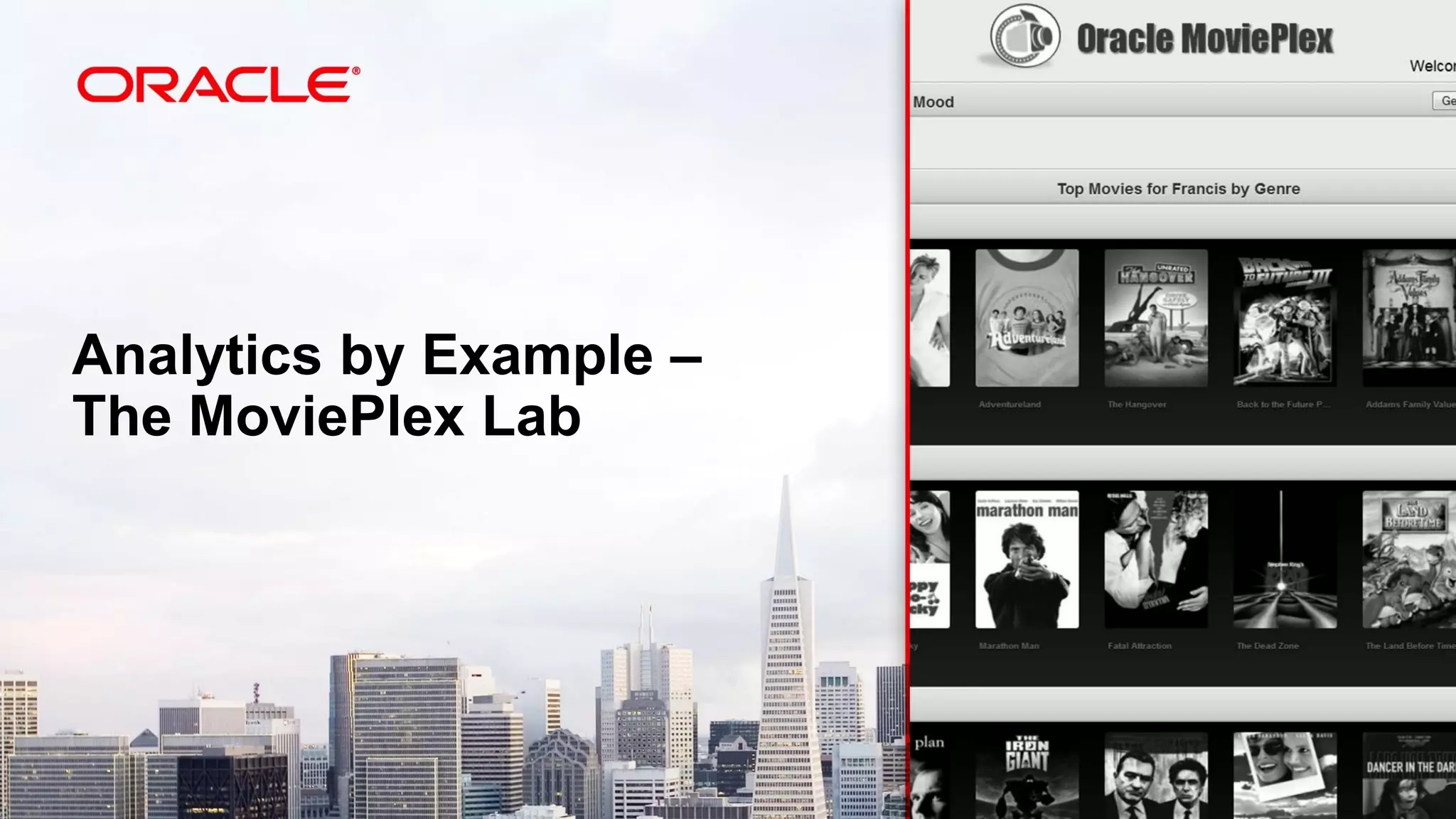 Analytics by Example – The MoviePlex Lab  