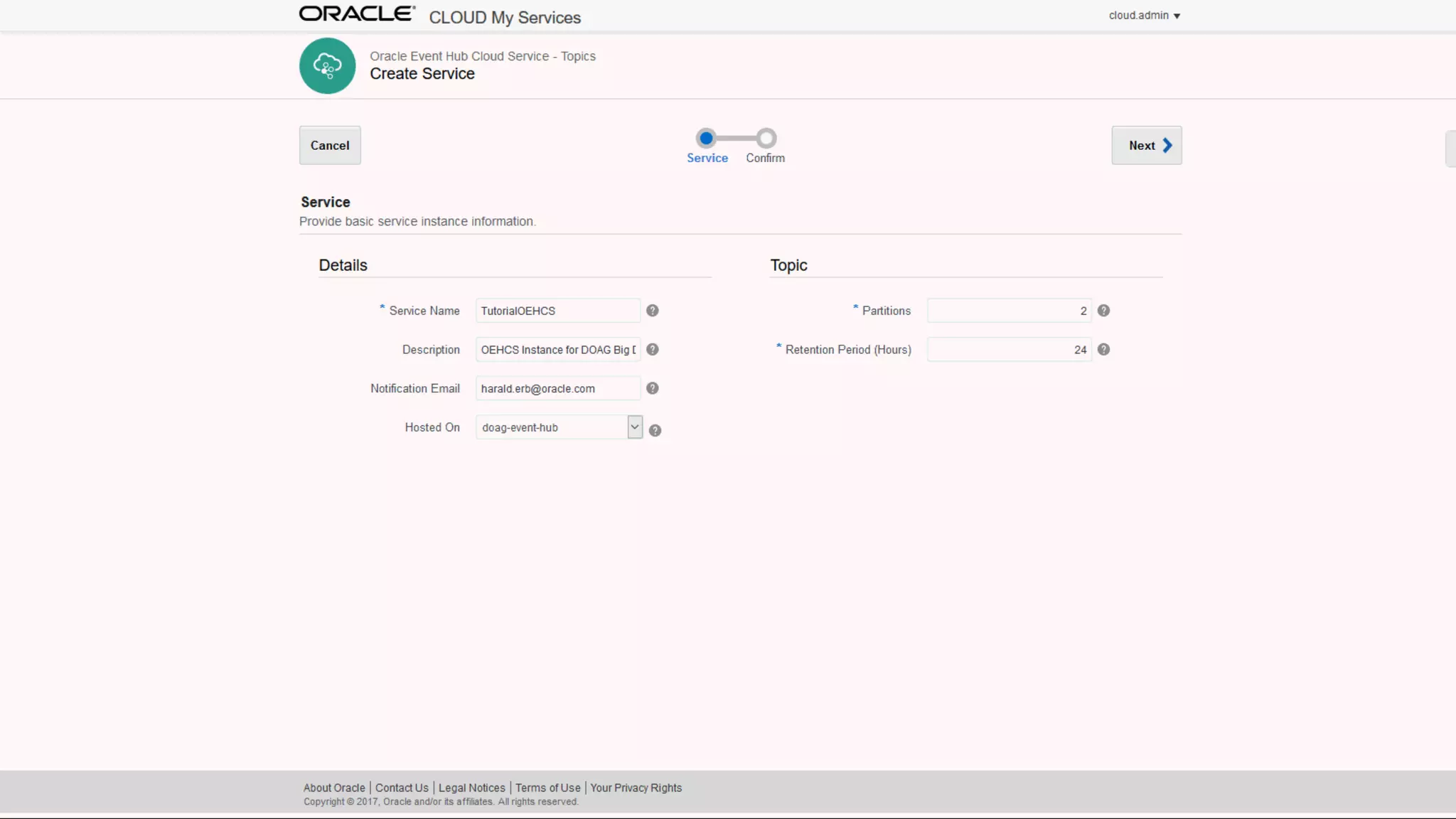 Copyright © 2017, Oracle and/or its affiliates. All rights reserved. 105
 