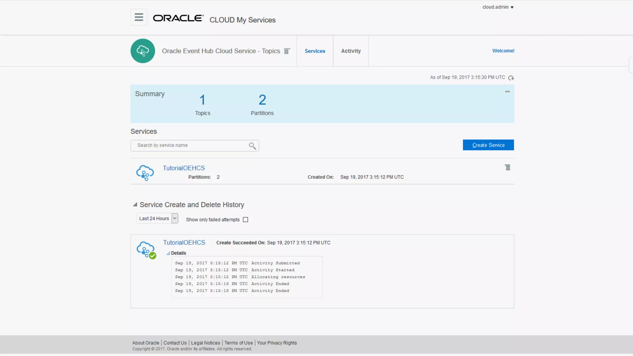 Copyright © 2017, Oracle and/or its affiliates. All rights reserved. 107
 