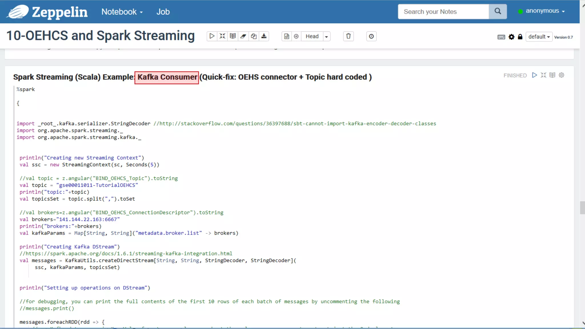 Copyright © 2017, Oracle and/or its affiliates. All rights reserved. | 114
 