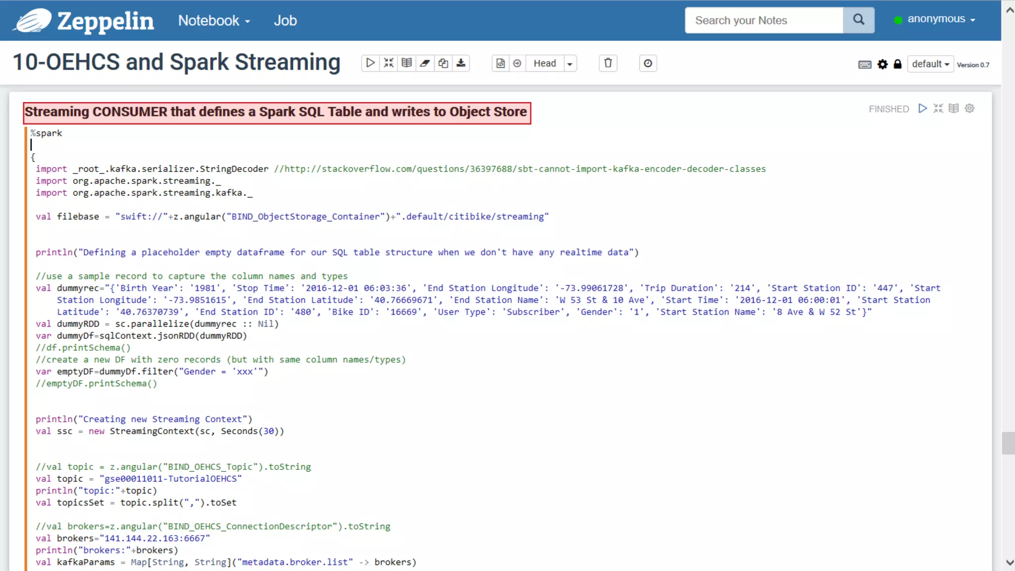 Copyright © 2017, Oracle and/or its affiliates. All rights reserved. | 115
 