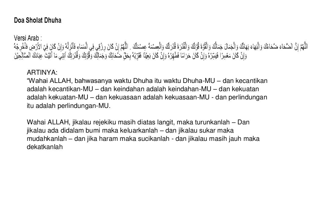 Doa hari hari