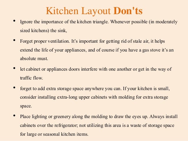 Do and Don'ts For Kitchen Remodeling