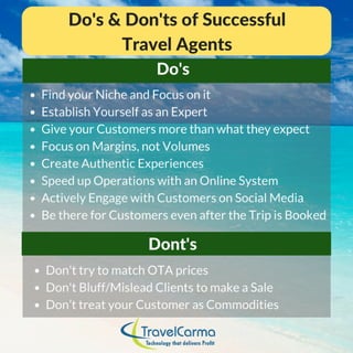 Do's and Don’ts of Successful Travel Agents
