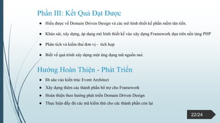 Domain Driven Design Framework | PPTX