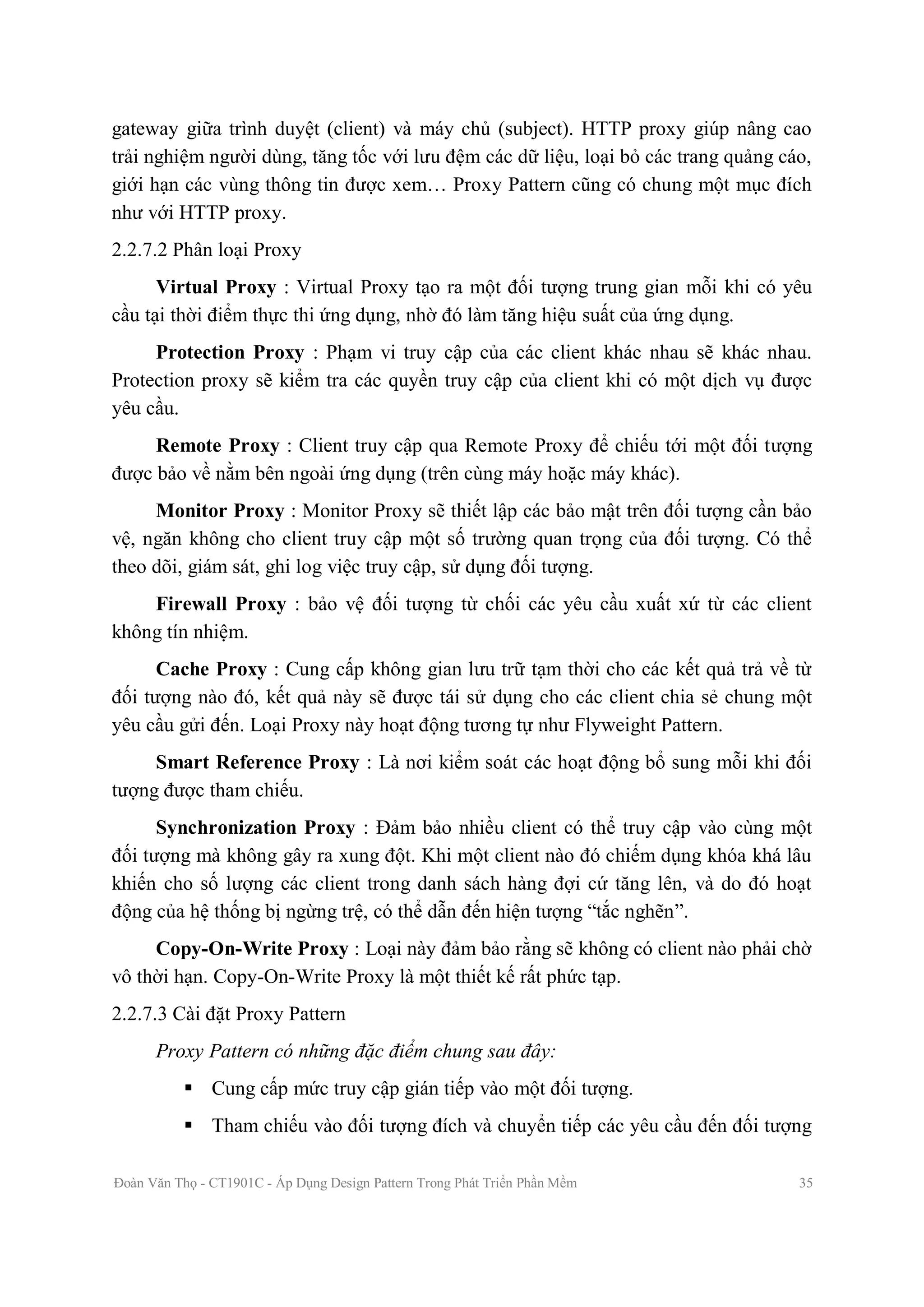 Đề tài: Áp dụng Design Pattern trong phát triển phần mềm, 9đ | PDF