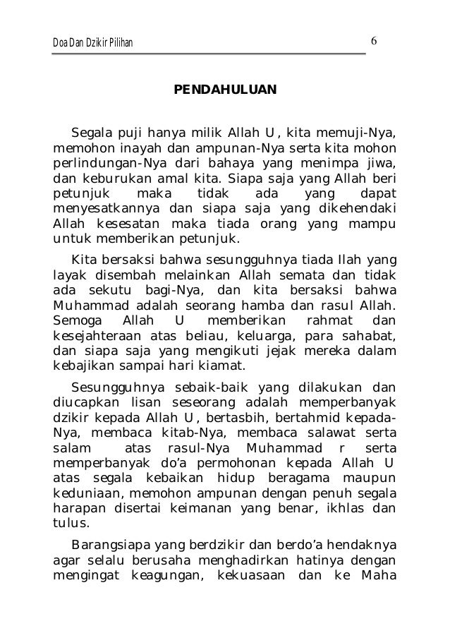 Doa setelah sholat