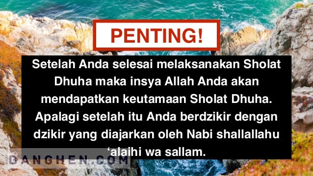 Doa Setelah Sholat Dhuha Sesuai Sunnah Nabi Video Pdf