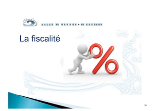 30
La fiscalité
 