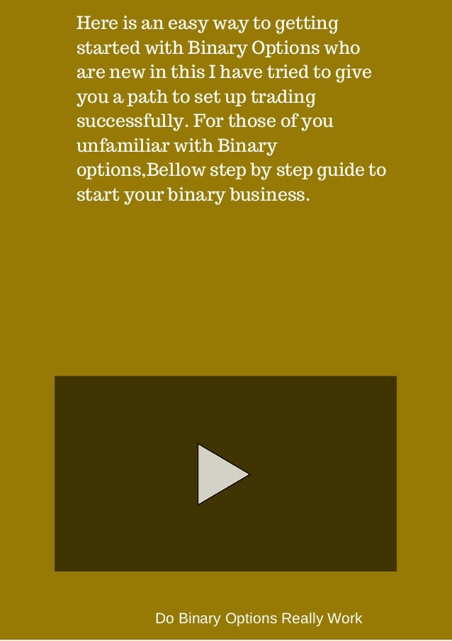 Do binary options software work