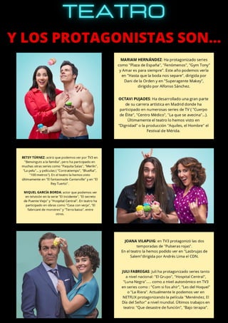 Y LOS PROTAGONISTAS SON...
 