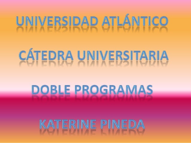 Aquel estudiante regular de la universidad que estando matriculado en un programa académicode pregrado, desea cursar otros...