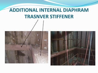 ADDITIONAL INTERNAL DIAPHRAM
TRASNVER STIFFENER
 