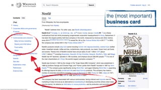 Screenshot: https://en.wikipedia.org/w/index.php?title=Nestl%C3%A9&oldid=1217902456
the (most important)
business card
 