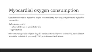 Dobutamine - physiology and pharmacology | PPTX