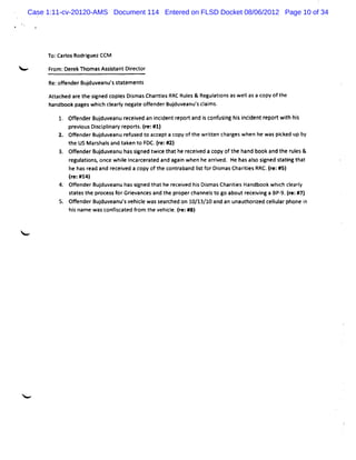 Case 1:11-cv-20120-AMS Document 114 Entered on FLSD Docket 08/06/2012 Page 10 of 34




     T0:CarosRodrguezCCM
           l     i

     Fr Der ThomasAs it Diec or
      om: ek        ssant r t

     R ofe de B j v an ' sa eme l
      e: fn r udu e us tt n s
     Atached ar t sgned copi Di
       t       e he i      es smasChartesRRC Rul & Regul i aswelasa c oft
                                      ii       e:      atons   l     opy he
     b n o p g swhihc e ry n g t ofen erB j v n ' eai .
      a db ok a e c l a l e a e f d u du ea u s l ms
           Ofen e B du e ur c v danicd n r o ta di c f sn hsi ien r or wihhs
             f d r uj v an e eie    n ie t ep r n s on u ig i ncd t ep t t i
           pevou Dicpl w r ors (e: )
            r i s sk i ep t.r #1
                       na
        2 Ofen erBudu ea r f s dt a c p ac pyoft wrtenc reswh h wa pc edu b
         . f d      j v nu e u e o c e t o      be it hag       en e s ik p y
           t USMarh l a t k t F (e: 2
            he     s as nd a en o DC.r # )
        3. Ofen rBudu a h ssgn dt c t a h rc ie ac yo t eha dbo a dt er ls&
             f de j ve nu a i e wie h t e e ev d op f h n ok n h ue
           r a ons onc whi i ar at and agai whenhe ari
           egulti , e l nc cer ed
                          e               n          rved.He hasalo si
                                                                 s gned satng t t
                                                                        t i ha
           h h sra a r eie ac yof h c la an ltf Dima C rte RR (e: )
            e a e d nd ec v d op t e on rb d i or s s ha iis C.r #5
                                                    s
           fe: 1
           r # 4)
        4. Ofe de B j v a h ssgn d t a h r c ie hi DimasCh rtesHa db whc ce ry
             f n r u du e nu a i e h t e e ev d s s       a ii n ook ih la l
           saest ep oc s f Gre a c sa dt epop c a nest g a tr c vngaBP9.r : )
            t t h r e s or iv n e n h r er h n l o o bou e eii           - (e #7
        5 Ofe de B j v a ' v il wa s a c e on1 / 3 1 a da un ut or edc l a ph ei
         . fn r udu e nus ehce s e r h d 0 1 / 0 n n a h i el r on n
                                                                   z   ul
           hi n me wa c fs a e fom t e v h ce. r #8
             sa      s on ic t d r h e il (e: )
 