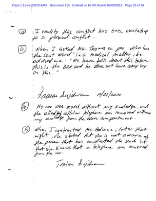 Case 1:11-cv-20120-AMS Document 114 Entered on FLSD Docket 08/06/2012 Page 19 of 34
*




            &       1i r // #w > é#. J 6< q e /:+
                    t- avzz x
                    7              ç >& e > .
                                    /
                    i t r -ph. c /
                    # x
                     t
                              d oj/wf
                         x b . 7 qN
                            ex                   AA.l
                                                    ûo- E z e A t,/
                                                        u z      < .a
                    C / s+ A pzY ')q / we o / o s'e z
                    W =           '      4'<     ' v J.
                    k/vsv t
                    i l .r '*t ia . A/Z> V :&>z
                                '      v- /             u
                    W s/ X= Jp > Ze Y e -* i e> f
                        ' . z
                        a                 a -         >
                    b% y ' . -
                         ,


    <
                         z
                         7zw    >
                                      iuyv- z zyo z
                                       y . o o
                                             /
                     )A > ' #o* maz ez ve
                          w        d A                           my A W ' .=
                                                                         M,
                                                                  #o% m sv 'W
                                                                         '            m'A o/
                                                                                        z
                     ' ayz p=>/A ##w -- F- /' e f .
                     : >ey #- v . ..u
                     & // /
                     ,
                     >         .. wp c O    - -

              ( ) . 5-o #- / ss # > ,x z/> >
              $ ) . c. v
                lt
                ! ## , ; sN R >ea '.
                . ' /-
                '     - '
                                      '*a#> .-
                                             é
                     ! z .c. >
                     >    .                    t >. v
                                                - M N
                                                  kt                    + a w,
                                                                           -a
                         / 'L-kuo Y./ , e
                         * s     œs    ' su.- x. ,o o.
                                               x .. y
                     l * Ye * '
                     L
                                    - --

                                    /zx'! /yA - -
                                      z,,
                                        e
                                        -   '--
 