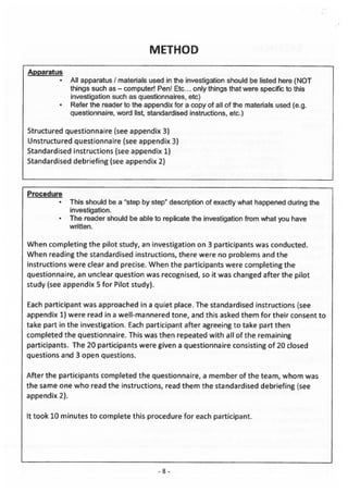 Example research project