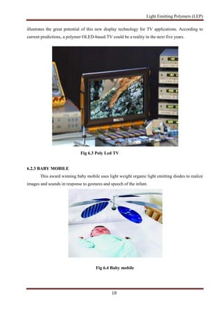 Polytechnic Led light emitting polymer documentation | DOCX