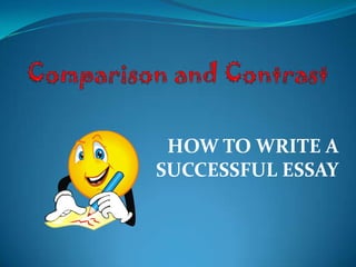 HOW TO WRITE A
SUCCESSFUL ESSAY

 