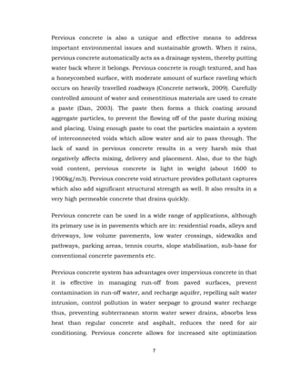 Pervious Concrete | PDF