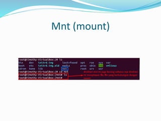 Mnt (mount)
 