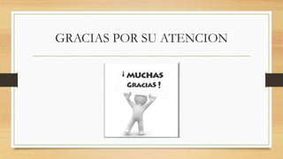 GRACIAS POR SU ATENCION
 