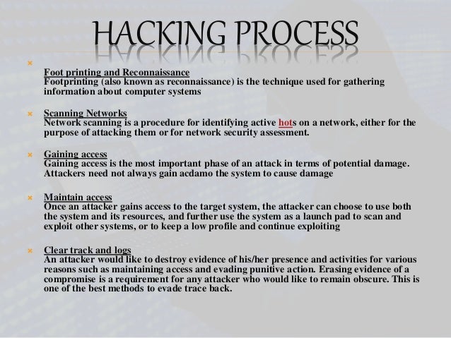 Difference between hacking and ethical hacking ppt presentation pdf
