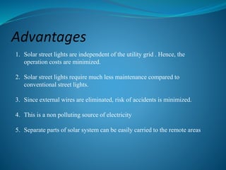 SOLAR LED STREET LIGHT | PPTX