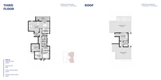 2 Bedroom Apartment + Living Room +Roof Suite Roofd Floor
UNIT 31
OWER LEVEL 197 m.sq.
OOF SUITE 55 m.sq.
OTAL GROSS AREA 252 m.sq.
RECEPTION
10.40x4.75
DINING
BEDROOM
3.60x3.60
LIVING ROOM
3.85x3.60
BATH.
2.30x2.70
ENTRANCE
LOBBY
3.80x2.00
KITCHEN
3.65x2.40
TOILET
2.30c1.20
DRESSING
3.60x1.90
M. BATH.
2.30x2.15
M. BEDROOM
3.60x4.10
TERRACE
7.25x2.15
2 Bedroom Apartment + Living Room +Roof Suite Roof2 Bedroom Apartment + Living Room + Roof Suite Third Floor
UNIT 31
LOWER LEVEL 197 m.sq.
ROOF SUITE 55 m.sq.
TOTAL GROSS AREA 252 m.sq.
PRIVATE ROOF DECK
51 m.sq.
PRIVATE ROOF DECK
58 m.sq.
BATH.
2.3 x 2.75
ROOF ANNEX
4.15 x 3.90
RECEPTION
10.40x4.75
DINING
BEDROOM
3.60x3.60
LIVING ROOM
3.85x3.60
BATH.
2.30x2.70
ENTRANCE
LOBBY
3.80x2.00
KITCHEN
3.65x2.40
TOILET
2.30c1.20
DRESSING
3.60x1.90
M. BATH.
2.30x2.15
M. BEDROOM
3.60x4.10
TERRACE
7.25x2.15
THIRD
FLOOR
2 Bedroom Apartment
+ Living Room + Roof Suite
2 Bedroom Apartment
+ Living Room + Roof Suite
2 Bedroom A2 Bedroom Apartment + Living Room + Roof Suite Third Floor
UNIT 31
LOWER LEVEL 197 m.sq
ROOF SUITE 55 m.sq
TOTAL GROSS AREA 252 m.sq
PRIVATE ROOF DECK
51 m.sq.
PRIVATE ROOF DECK
58 m.sq.
BATH.
2.3 x 2.75
ROOF ANNEX
4.15 x 3.90
ROOF
UNIT 32
LOWER LEVEL
205M2
ROOF SUITE
38M2
TOTAL GROSS AREA
243M2
PRIVATE ROOF AREA
125M2
 