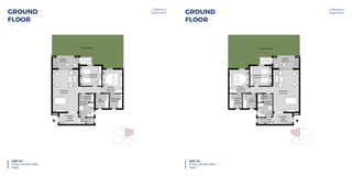 UNIT 03
TOTAL GROSS AREA 155 m sq.
RECEPTION
4.70x7.60
TERRACE
4.95x2.30
LAUNDRY
1.00x1.50
BEDROOM
3.95x3.60
BATH.
2.40x2.60
ENTRANCE
LOBBY
3.50x2.00
KITCHEN
2.70x2.55
TOILET
1.40x1.20
MASTER BATH.
2.30x2.60
MASTER
BEDROOM
3.60x4.25
PRIVATE GARDEN
UNIT 04
TOTAL GROSS AREA 155 m sq.
RECEPTION
4.70x7.60
TERRACE
4.95x2.30
LAUNDRY
1.00x1.50
BEDROOM
3.95x3.60
BATH.
2.40x2.60
ENTRANCE
LOBBY
3.50x2.00
KITCHEN
2.70x2.55
TOILET
1.40x1.20
MASTER
BATH.
2.30x2.60
MASTER
BEDROOM
3.60x4.25
PRIVATE GARDEN
2 Bedroom Apartment Ground Floor2 Bedroom Apartment Ground Floor
UNIT 03
TOTAL GROSS AREA 155 m sq.
RECEPTION
4.70x7.60
TERRACE
4.95x2.30
LAUNDRY
1.00x1.50
BEDROOM
3.95x3.60
BATH.
2.40x2.60
ENTRANCE
LOBBY
3.50x2.00
KITCHEN
2.70x2.55
TOILET
1.40x1.20
MASTER BATH.
2.30x2.60
MASTER
BEDROOM
3.60x4.25
PRIVATE GARDEN
UNIT 04
TOTAL GROSS AREA 155 m sq.
RECEPTION
4.70x7.60
TERRACE
4.95x2.30
LAUNDRY
1.00x1.50
BEDROOM
3.95x3.60
BATH.
2.40x2.60
ENTRANCE
LOBBY
3.50x2.00
KITCHEN
2.70x2.55
TOILET
1.40x1.20
MASTER
BATH.
2.30x2.60
MASTER
BEDROOM
3.60x4.25
PRIVATE GARDEN
2 Bedroom Apartment Ground Floor2 Bedroom Apartment Ground Floor
GROUND
FLOOR
UNIT 03
TOTAL GROSS AREA
158M2
2 Bedroom
Apartment GROUND
FLOOR
UNIT 04
TOTAL GROSS AREA
158M2
2 Bedroom
Apartment
 