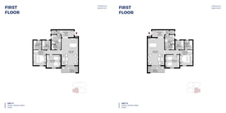 UNIT 11
TOTAL GROSS AREA 151 m sq.
RECEPTION
4.70x7.60
TERRACE
4.95x1.90
LAUNDRY
1.00x1.50
BEDROOM
3.95x3.60
BATH.
2.40x2.60
ENTRANCE
LOBBY
3.50x2.00
KITCHEN
2.70x2.55
TOILET
1.40x1.20
MASTER BATH.
2.30x2.60
MASTER
BEDROOM
3.60x4.25
UNIT 12
TOTAL GROSS AREA 151 m sq.
RECEPTION
4.70x7.60
TERRACE
4.95x1.90
LAUNDRY
1.00x1.50
BEDROOM
3.95x3.60
BATH.
2.40x2.60
ENTRANCE
LOBBY
3.50x2.00
KITCHEN
2.70x2.55
TOILET
1.40x1.20
MASTER
BATH.
2.30x2.60
MASTER
BEDROOM
3.60x4.25
2 Bedroom Apartment First Floor2 Bedroom Apartment First Floor
UNIT 11
TOTAL GROSS AREA 151 m sq.
RECEPTION
4.70x7.60
TERRACE
4.95x1.90
LAUNDRY
1.00x1.50
BEDROOM
3.95x3.60
BATH.
2.40x2.60
ENTRANCE
LOBBY
3.50x2.00
KITCHEN
2.70x2.55
TOILET
1.40x1.20
MASTER BATH.
2.30x2.60
MASTER
BEDROOM
3.60x4.25
UNIT 12
TOTAL GROSS AREA 151 m sq.
RECEPTION
4.70x7.60
TERRACE
4.95x1.90
LAUNDRY
1.00x1.50
BEDROOM
3.95x3.60
BATH.
2.40x2.60
ENTRANCE
LOBBY
3.50x2.00
KITCHEN
2.70x2.55
TOILET
1.40x1.20
MASTER
BATH.
2.30x2.60
MASTER
BEDROOM
3.60x4.25
2 Bedroom Apartment First Floor2 Bedroom Apartment First Floor
FIRST
FLOOR
UNIT 11
TOTAL GROSS AREA
157M2
2 Bedroom
Apartment FIRST
FLOOR
UNIT 12
TOTAL GROSS AREA
157M2
2 Bedroom
Apartment
 