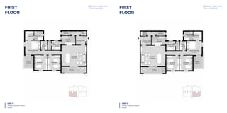 UNIT 11
TOTAL GROSS AREA 212 m sq.
RECEPTION
6.95x5.80
TERRACE
6.95x1.90
LAUNDRY
1.60x1.20
TERRACE
2.50x3.20 BEDROOM
3.60x4.20
BEDROOM
3.65x4.20
BATH.
1.80x2.60
NANNY ROOM
2.50x2.60
ENTRANCE LOBBY
2.70x2.50
KITCHEN
3.90x2.50
TOILET
2.60x1.20
DRESSING
2.40x2.45
MASTER BATH.
2.50x2.45
MASTER BEDROOM
4.15x4.25
RECEPTION
6.95x5.80
TERRACE
6.95x1.90
LAUNDRY
1.60x1.20
TERRACE
2.50x3.20
BEDROOM
3.60x4.20
BEDROOM
3.65x4.20
BATH.
1.80x2.60
NANNY ROOM
2.50x2.60
ENTRANCE LOBBY
2.70x2.50
KITCHEN
3.90x2.50
TOILET
2.60x1.20
DRESSING
2.40x2.45
MASTER BATH.
2.50x2.45
MASTER BEDROOM
4.15x4.25
UNIT 12
TOTAL GROSS AREA 212 m sq.
3 Bedroom Apartment+nanny quarters First Floor3 Bedroom Apartment+nanny quarters First Floor
UNIT 11
TOTAL GROSS AREA 212 m sq.
RECEPTION
6.95x5.80
TERRACE
6.95x1.90
LAUNDRY
1.60x1.20
TERRACE
2.50x3.20 BEDROOM
3.60x4.20
BEDROOM
3.65x4.20
BATH.
1.80x2.60
NANNY ROOM
2.50x2.60
ENTRANCE LOBBY
2.70x2.50
KITCHEN
3.90x2.50
TOILET
2.60x1.20
DRESSING
2.40x2.45
MASTER BATH.
2.50x2.45
MASTER BEDROOM
4.15x4.25
RECEPTION
6.95x5.80
TERRACE
6.95x1.90
LAUNDRY
1.60x1.20
TERRACE
2.50x3.20
BEDROOM
3.60x4.20
BEDROOM
3.65x4.20
BATH.
1.80x2.60
NANNY ROOM
2.50x2.60
ENTRANCE LOBBY
2.70x2.50
KITCHEN
3.90x2.50
TOILET
2.60x1.20
DRESSING
2.40x2.45
MASTER BATH.
2.50x2.45
MASTER BEDROOM
4.15x4.25
UNIT 12
TOTAL GROSS AREA 212 m sq.
3 Bedroom Apartment+nanny quarters First Floor3 Bedroom Apartment+nanny quarters First Floor
FIRST
FLOOR
UNIT 11
TOTAL GROSS AREA
216M2
3 Bedroom Apartment
+ Nanny Quarters
3 Bedroom Apartment
+ Nanny QuartersFIRST
FLOOR
UNIT 12
TOTAL GROSS AREA
216M2
 