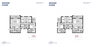 UNIT 23
TOTAL GROSS AREA 209 m.sq.
RECEPTION
6.95x5.80
TERRACE
6.95x1.90
LAUNDRY
1.60x1.20
TERRACE
2.50x3.20
BEDROOM
3.60x4.20
BEDROOM
3.65x4.20
BATH.
1.80x2.60
NANNY ROOM
2.50x2.60
ENTRANCE LOBBY
2.70x2.50
KITCHEN
3.90x2.50
TOILET
2.60x1.20
DRESSING
2.40x2.45MASTER BATH.
2.50x2.45
MASTER BEDROOM
4.15x4.25
UNIT 24
TOTAL GROSS AREA 209 m.sq.
RECEPTION
6.95x5.80
TERRACE
6.95x1.90
LAUNDRY
1.60x1.20
TERRACE
2.50x3.20
BEDROOM
3.60x4.20
BEDROOM
3.65x4.20
BATH.
1.80x2.60
NANNY ROOM
2.50x2.60
ENTRANCE LOBBY
2.70x2.50
KITCHEN
3.90x2.50
TOILET
2.60x1.20
DRESSING
2.40x2.45 MASTER BATH.
2.50x2.45
MASTER BEDROOM
4.15x4.25
3 Bedroom Apartment+nanny quarters Second Floor3 Bedroom Apartment+nanny quarters Second Floor
UNIT 23
TOTAL GROSS AREA 209 m.sq.
RECEPTION
6.95x5.80
TERRACE
6.95x1.90
LAUNDRY
1.60x1.20
TERRACE
2.50x3.20
BEDROOM
3.60x4.20
BEDROOM
3.65x4.20
BATH.
1.80x2.60
NANNY ROOM
2.50x2.60
ENTRANCE LOBBY
2.70x2.50
KITCHEN
3.90x2.50
TOILET
2.60x1.20
DRESSING
2.40x2.45MASTER BATH.
2.50x2.45
MASTER BEDROOM
4.15x4.25
UNIT 24
TOTAL GROSS AREA 209 m.sq.
RECEPTION
6.95x5.80
TERRACE
6.95x1.90
LAUNDRY
1.60x1.20
TERRACE
2.50x3.20
BEDROOM
3.60x4.20
BEDROOM
3.65x4.20
BATH.
1.80x2.60
NANNY ROOM
2.50x2.60
ENTRANCE LOBBY
2.70x2.50
KITCHEN
3.90x2.50
TOILET
2.60x1.20
DRESSING
2.40x2.45 MASTER BATH.
2.50x2.45
MASTER BEDROOM
4.15x4.25
3 Bedroom Apartment+nanny quarters Second Floor3 Bedroom Apartment+nanny quarters Second Floor
SECOND
FLOOR
UNIT 23
TOTAL GROSS AREA
213M2
3 Bedroom Apartment
+ Nanny Quarters
3 Bedroom Apartment
+ Nanny QuartersSECOND
FLOOR
UNIT 24
TOTAL GROSS AREA
213M2
 