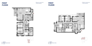UNIT 11
TOTAL GROSS AREA 247 m sq.
RECEPTION
3.90x8.30
DINING
5.40x4.50
TERRACE
2.15x5.40
NANNY
ROOM
2.50x2.55
TERRACE
3.90x1.80
LAUNDRY
1.90x1.20
BEDROOM
4.00x3.60
BEDROOM
4.00x3.60
BATH.
2.50x2.45
TOILET
2.50x1.00
ENTRANCE
LOBBY
2.00x1.90
KITCHEN
3.90x3.50
TOILET
1.2x2.1
MASTER BATH.
2.60x2.20
DRESSING
2.60x3.10
MASTER
BEDROOM
3.75x4.00
UNIT 13
TOTAL GROSS AREA 224 m sq.
DINING
6.00x4.75
RECEPTION
4.50x3.75
TERRACE
5.20x2.30
TERRACE
4.00x1.95
LAUND.
1.3x1.3
BEDROOM
3.95x3.60
BEDROOM
3.85x3.60
DRESSING
1.95x3.00
BATH.
2.60x2.50
ENTRANCE
LOBBY
3.45x2.00
KITCHEN
2.70x3.45
TOILET
1.2x2.2
MASTER
BATH.
2.05x3.00
MASTER
BEDROOM
4.15x3.80
3 Bedroom Apartment First Floor3 Bedroom Apartment+nanny quarters First Floor
UNIT 12
TOTAL GROSS AREA 248 m sq.
RECEPTION
8.00x3.50
DINING
4.60x5.00
TERRACE
5.20x2.30
LAUND.
1.2x2.2
NANNY ROOM
2.50x2.80
TERRACE
1.55x5.70
BEDROOM
3.60x3.90
BEDROOM
3.60x3.90
BATH.
2.65x2.80
ENTRANCE
LOBBY
2.00x2.00
KITCHEN
3.35x4.20
TOILET
1.90x1.30
TOILET
1.20x2.80
MASTER BATH.
2.20x2.80
DRESSING
3.25x2.80
MASTER
BEDROOM
4.00x4.10
3 Bedroom Apartment+nanny quarters First FloorFIRST
FLOOR
UNIT 11
TOTAL GROSS AREA
252M2
3 Bedroom Apartment
+ Nanny Quarters FIRST
FLOOR
UNIT 12
TOTAL GROSS AREA
254M2
3 Bedroom Apartment
+ Nanny Quarters
 