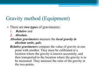 Gravity Method | PPTX