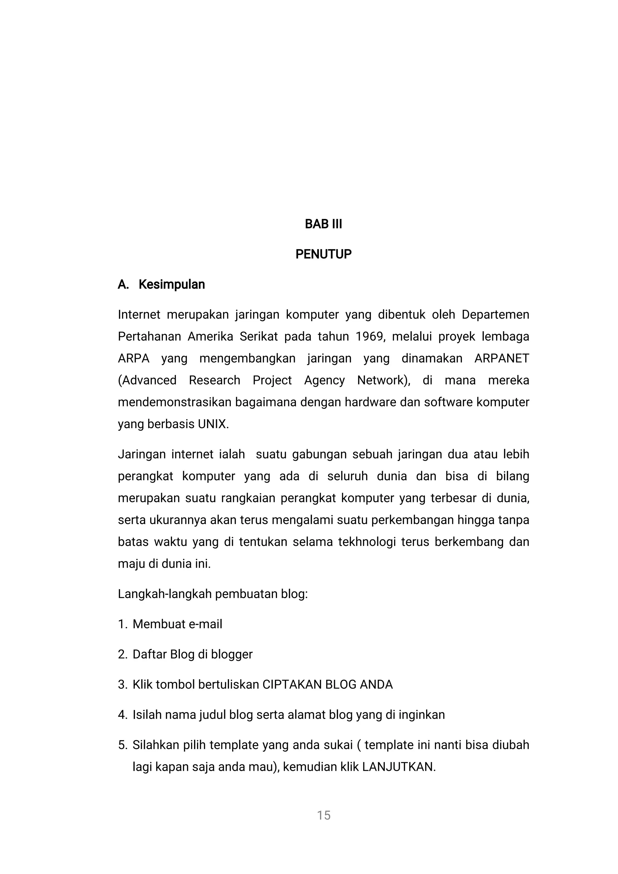 Makalah Jaringan Internet | PDF