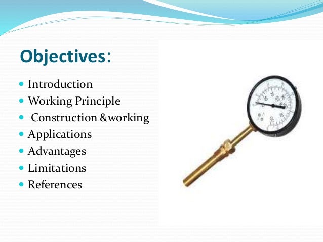 working principle of thermometer