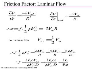 Pipe Flow Friction factor in fluid mechanics | PPT