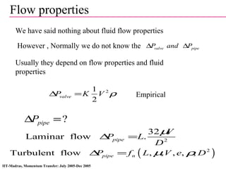 Pipe Flow Friction factor in fluid mechanics | PPT