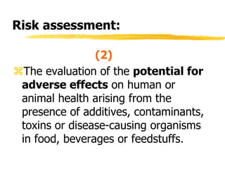 Wto Risk Analysis The WTO Agreement on the Application of SPS Measures | PPT