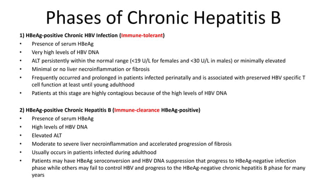 Chronic Hepatitis B Infection | PPTX | Infectious Diseases | Diseases ...